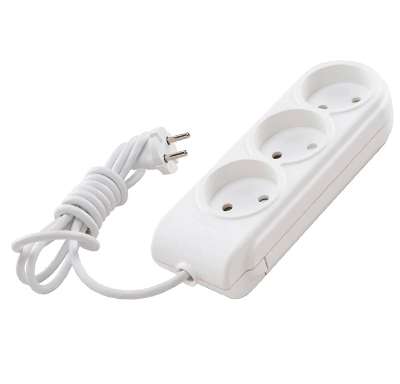 Удлинитель сетевой 3х3м б/з 10А IP20 з/ш Makel N3010041