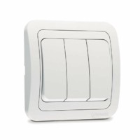 Выключатель 3кл. 3п СП Mimoza 10А IP20 бел. Makel 12091