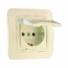 Розетка 1-м СП Lillium 16А IP20 крем. Makel 70229