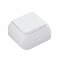 Выключатель 3кл. ОП IP20 1вх. 3вых. бел. Makel 451A5