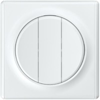 Выключатель 3кл. СП Florence 10А IP20 механизм бел. 1E31901300 OneKeyElectro 2172780