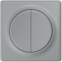 Выключатель 2кл. СП Florence 10А IP20 механизм сер. 1E31501302 OneKeyElectro 2172845