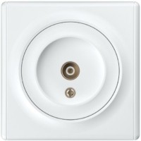 Розетка телевизионная ТВ 1-м СП Florence механизм бел. 1E21101300 OneKeyElectro 2172773