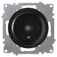 Розетка телевизионная ТВ 1-м СП Florence механизм черн. 1E21101303 OneKeyElectro 2172819