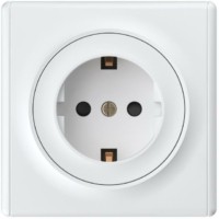 Розетка 1-м СП Florence 16А IP20 с/з защ. шторки винт. клеммы механизм бел. 1E10101300 OneKeyElectro 2172764