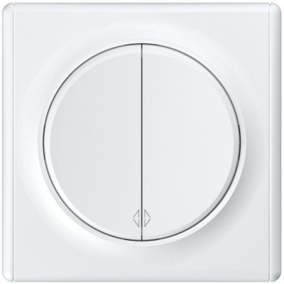 Переключатель 2-кл. СП Florence механизм бел. 1E31601300 OneKeyElectro 2172777