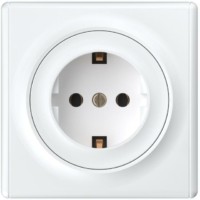 Розетка 1-м СП Florence 16А IP20 с/з винт. клеммы механизм бел. 1E10201300 OneKeyElectro 2172765