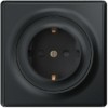 Розетка 1-м СП Florence 16А IP20 с/з защ. шторки винт. клеммы механизм черн. 1E10101303 OneKeyElectro 2172810