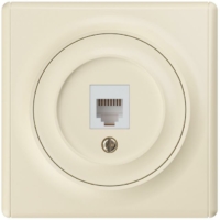 Розетка ПК 1-м СП Florence RJ45 кат.5E механизм беж. 1E20701301 OneKeyElectro 2172793