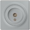 Розетка телевизионная ТВ 1-м СП Florence механизм сер. 1E21101302 OneKeyElectro 2172842