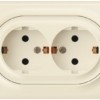 Розетка 2-м СП Florence 16А IP20 с/з винт. клеммы беж. 1E10401301 OneKeyElectro 2172790