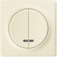 Выключатель 2кл. СП Florence 10А IP20 с инд. механизм беж. 1E31801301 OneKeyElectro 2172802