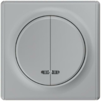 Выключатель 2кл. СП Florence 10А IP20 с инд. механизм сер. 1E31801302 OneKeyElectro 2172848