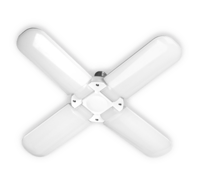 Лампа СДЛ фито PPG T95-4p AGRO 36Вт FR E27 4 лепестка с поворотом 90град. красн.650нм/син.450нм JazzWay 5043350