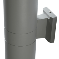 Светильник светодиодный фасадный PWL-245110/24D 2x9w 3000K GR IP65