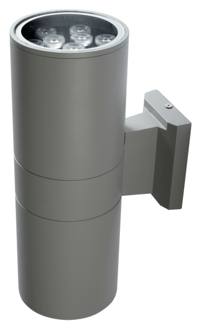 Светильник светодиодный фасадный PWL-245110/24D 2x9w 3000K GR IP65