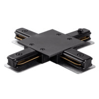 Коннектор чёрный X -обр. встраиваемый PTR/R CX-BL Jazz Way