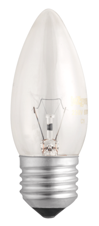 Лампа ЛН B35 240В 60Вт E27 clear Jazz Way