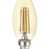 Лампа СДЛ декоративная PLED OMNI C35 8w E14 3000K Gold Jazz Way