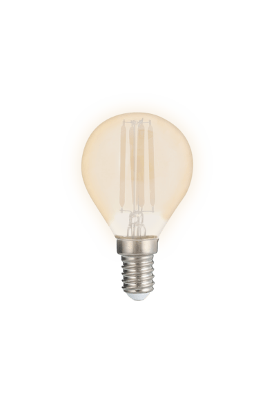 Лампа СДЛ декоративная PLED OMNI G45 6w E14 4000K Gold Jazz Way