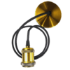 Патрон с проводом RETRO PLC 01 E27 230V/1M ANTIQUE BRONZE Jazz Way
