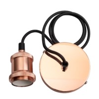 Патрон с проводом RETRO PLC 01 E27 230V/1M ROSE GOLD Jazz Way