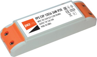 Блок питания для светодиодной ленты PPS CVP 12036 36w IP20 Jazz Way