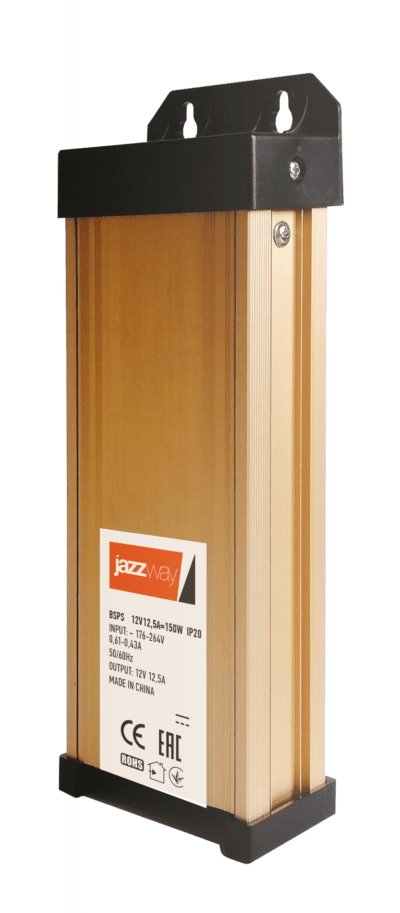 Блок питания для светодиодной ленты BSPS 12V12,5A=150W IP45 Jazz Way