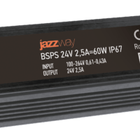 Блок питания для светодиодной ленты драйвер BSPS 24V 2,50A = 60W IP67 Jazz Way