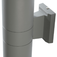 Светильник светодиодный фасадный PWL-26090/30D 2x5w 6500K GR IP65