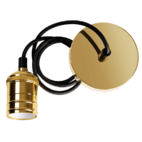 Патрон с проводом RETRO PLC 02 E27 230V/1M GOLDEN Jazz Way