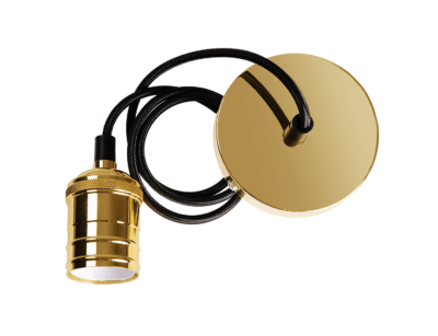 Патрон с проводом RETRO PLC 02 E27 230V/1M GOLDEN Jazz Way