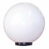 Светильник НТУ 06-100-01 Шар 400 Б 100Вт E27 IP55 опал ПММА /корпус плоск. черн. Элетех 1030480231