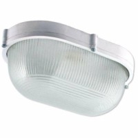 Светильник Банник 1201 НПП 03-100-017 1х100Вт E27 IP65 овал большой корпус бел. Элетех 1005500932