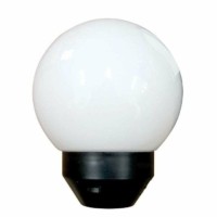Светильник НТУ 06-40-01 Шар 160 Г 40Вт IP55 опал ПММА /корпус черный Элетех 1030480082