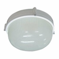 Светильник Банник 1301 НПП 03-60-013 1х60Вт E27 IP65 круг малый корпус бел. Элетех 1005500934