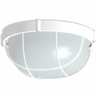 Светильник Банник 1102 НПП 03-100-010 1х100Вт E27 IP65 круг большой корпус с решеткой бел. Элетех 1005500931