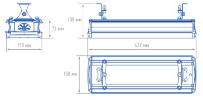 Светильник светодиодный промышленный TL-PROM SM 65 5K К30 Технологии света — изображение 3