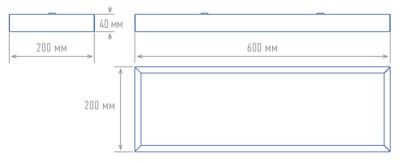 Светильник светодиодный офисный TL-Office 20 L600 O 4K Технологии света — изображение 3