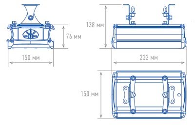 Светильник светодиодный промышленный TL-PROM SM 55 5K D Технологии света — изображение 3