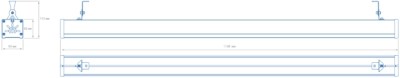 Светильник светодиодный торговый TL-TRADE LINE 37 S L1150 IP65 4К Технологии света — изображение 3