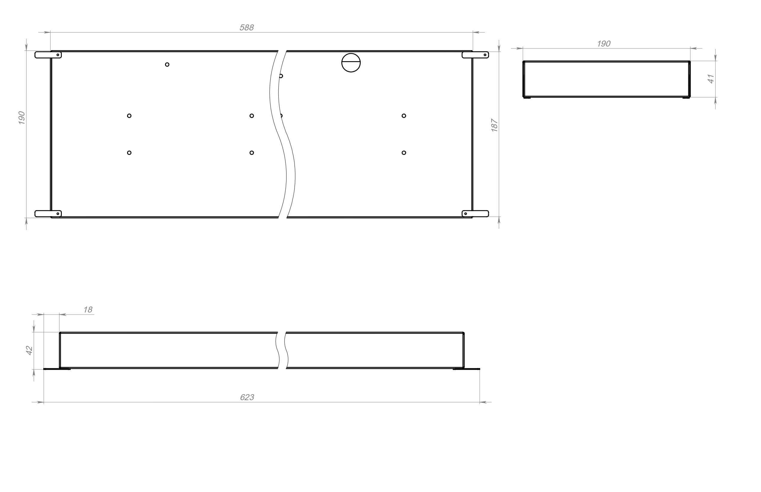 Светильник светодиодный офисный TL-Office 20 GR 588x190 PRS 850 Технологии света — изображение 2
