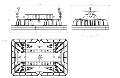 Светильник светодиодный промышленный TL-PROM APS 190 5K LC K30 Технологии света