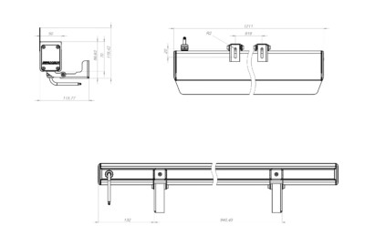 Светильник светодиодный архитектурный TL-ARCH 50 L1200 740 D40х15 LID Технологии света — изображение 2