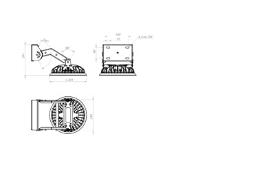 Светильник светодиодный промышленный Ataman FL1 105 750 D90 Технологии света