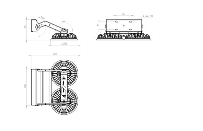 Светильник светодиодный промышленный Ataman FL1 205 750 D90 Технологии света
