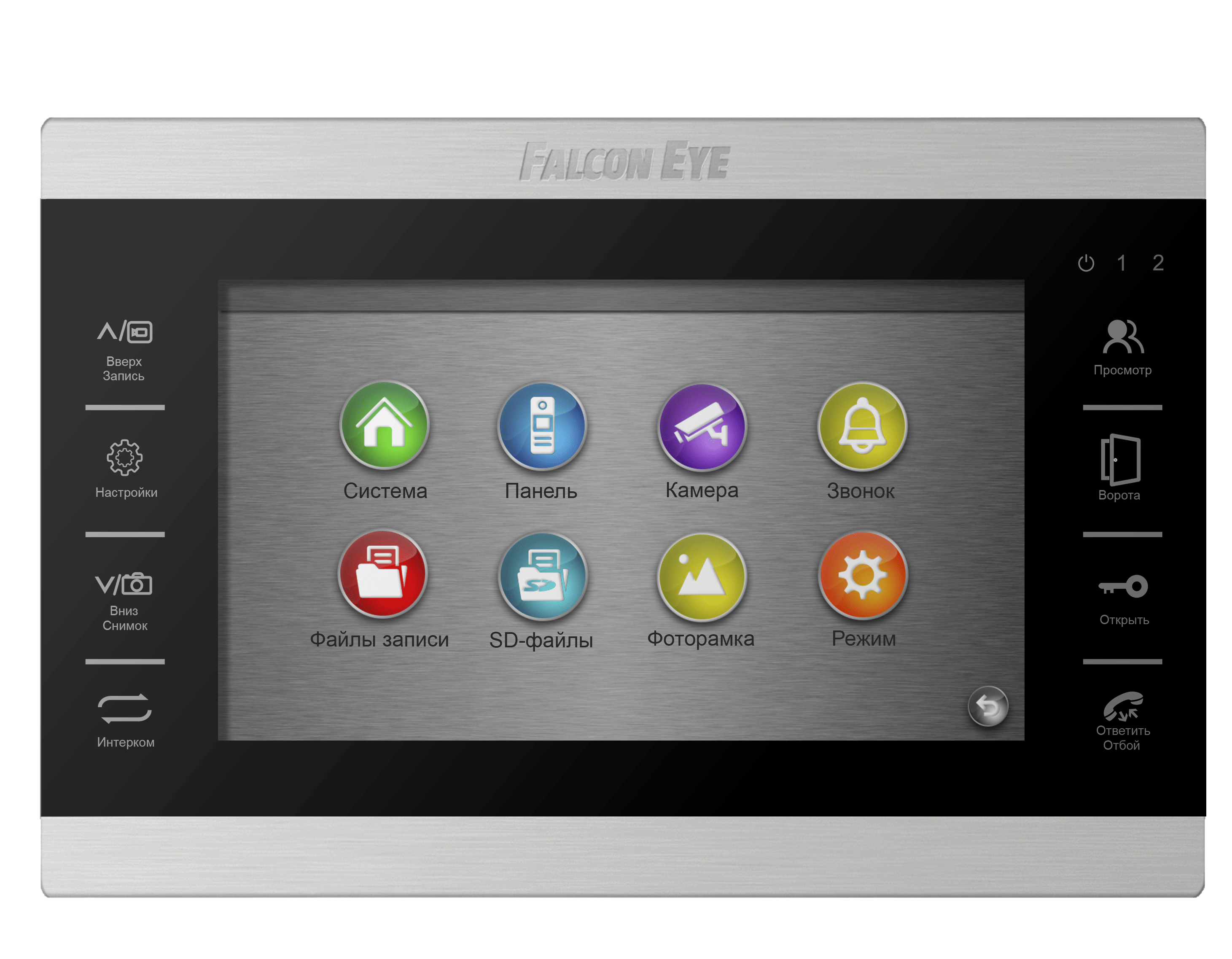 Монитор видеодомофона Falcon Eye FE-70 ATLAS HD (Black)