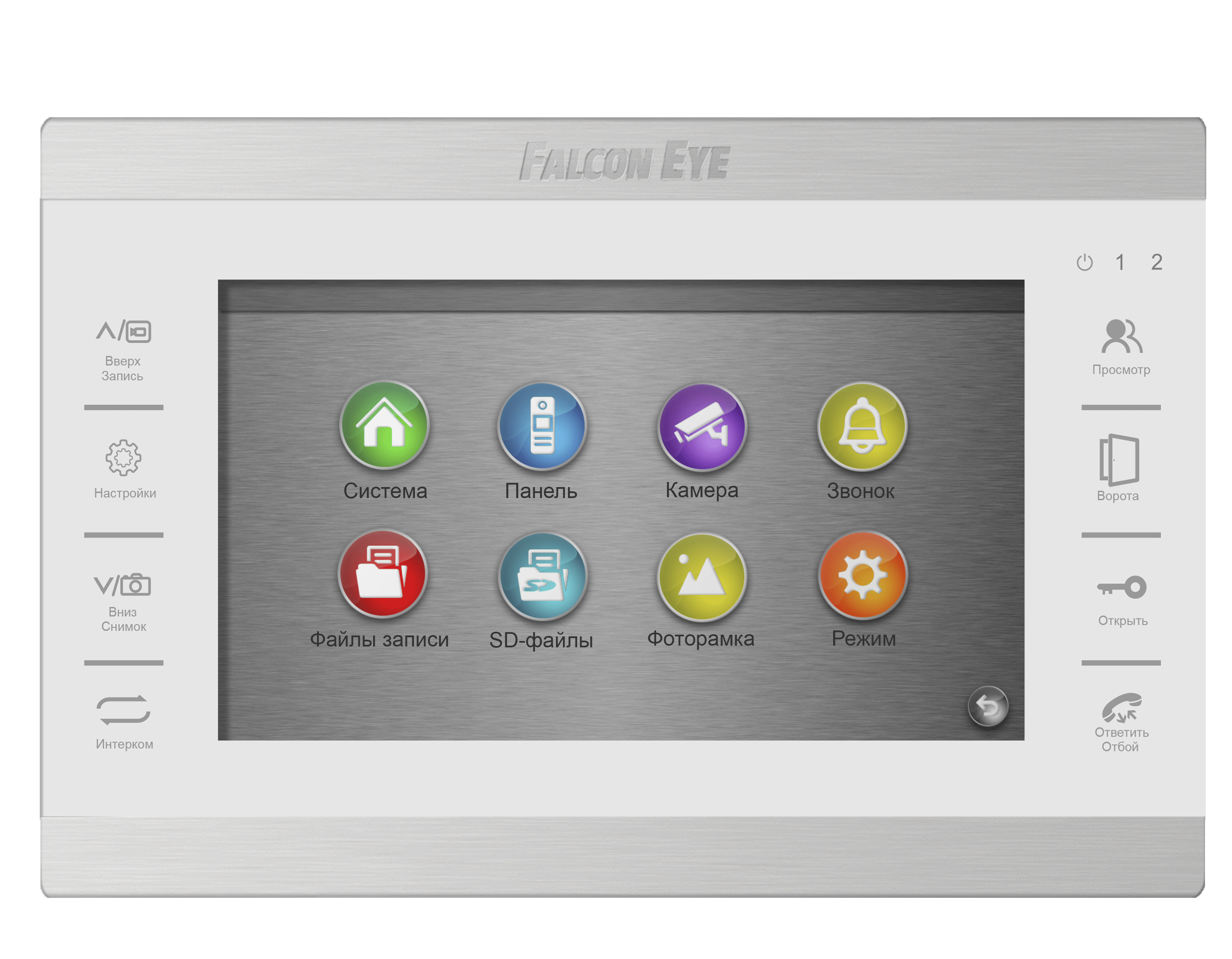 Монитор видеодомофона Falcon Eye FE-70 ATLAS HD (White)