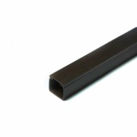 Кабель-канал ККМЭ 12х12мм L2000 с двойным замком пластик венге Урал Пак КК-4812012-200