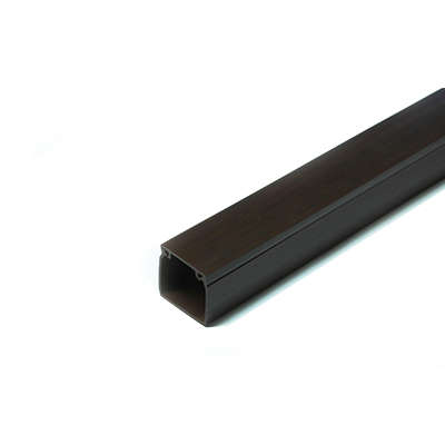 Кабель-канал ККМЭ 12х12мм L2000 с двойным замком пластик венге Урал Пак КК-4812012-200